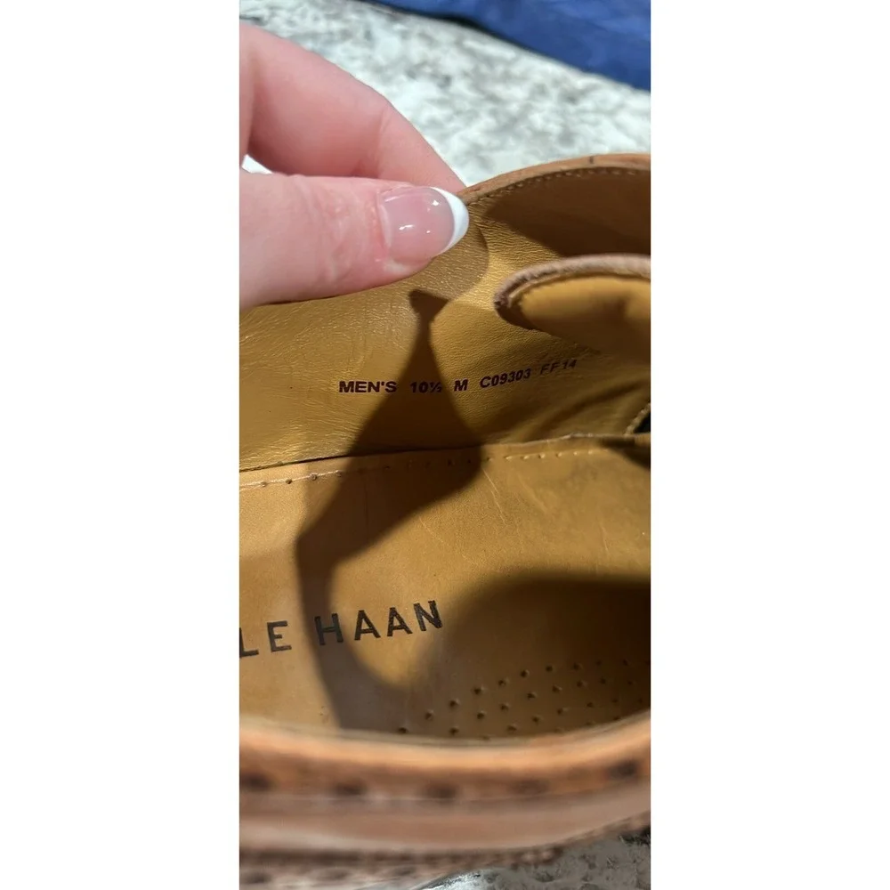 Men's 10.5 Cole Haan Brown Dress Shoes